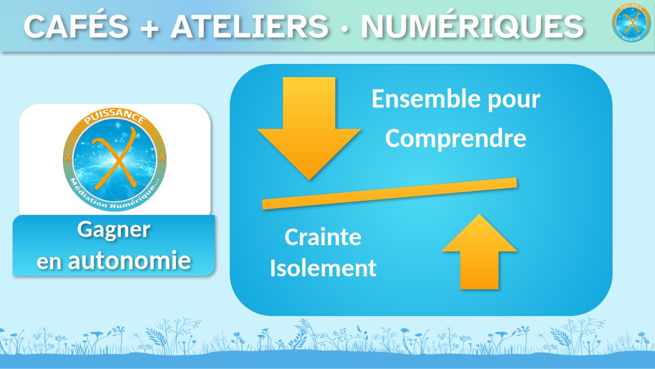 Puissance X - Gagner en autonomie : comprendre ensemble pour réduire la crainte et l'isolement face au numérique