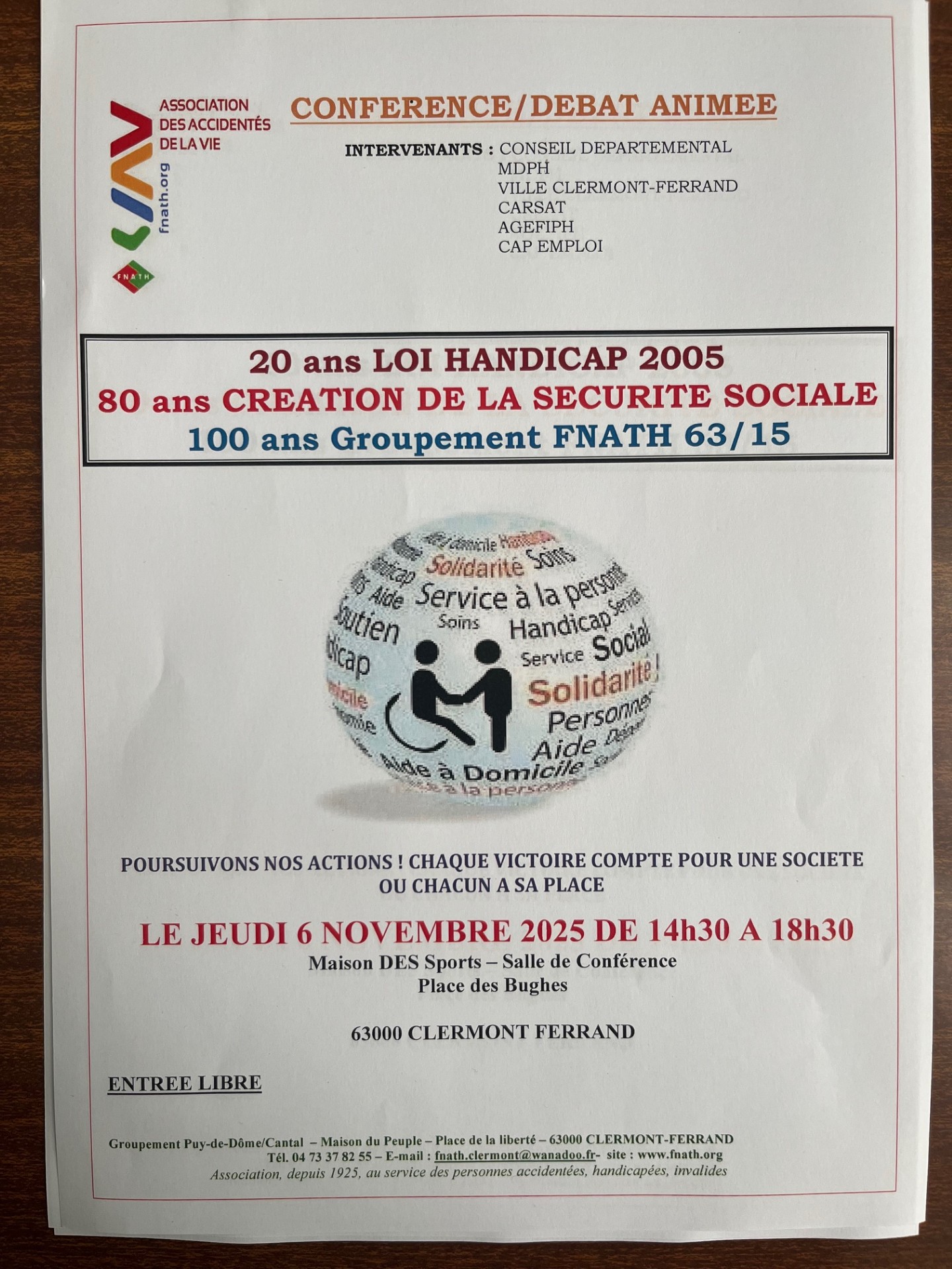 Conférence débat