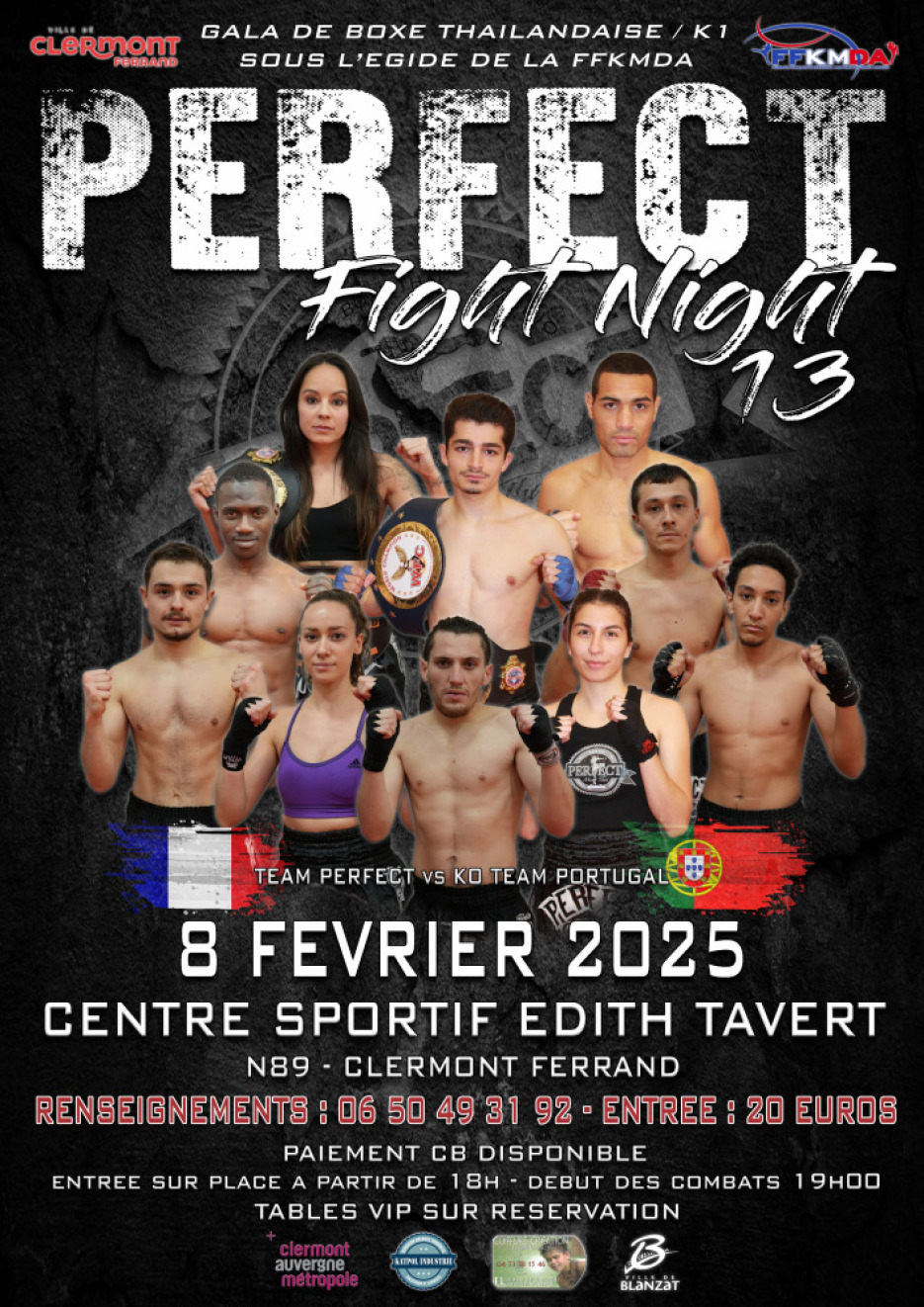 Affiche du Perfect Fight Night 13