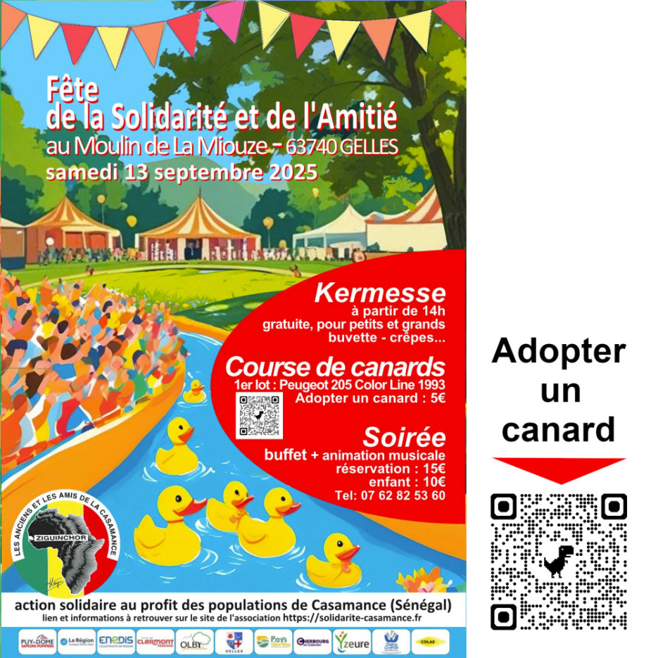 Affiche et QR-code de l'événement