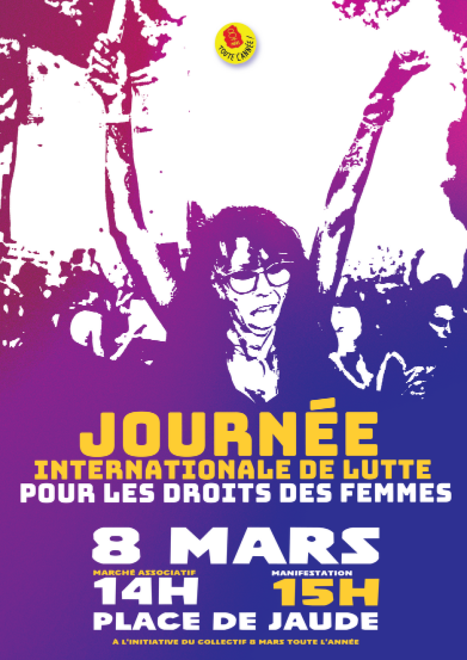 8 mars 14h place de jaude