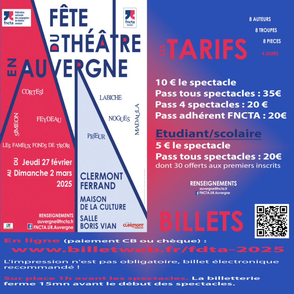 Fete du Théâtre en Auvergne