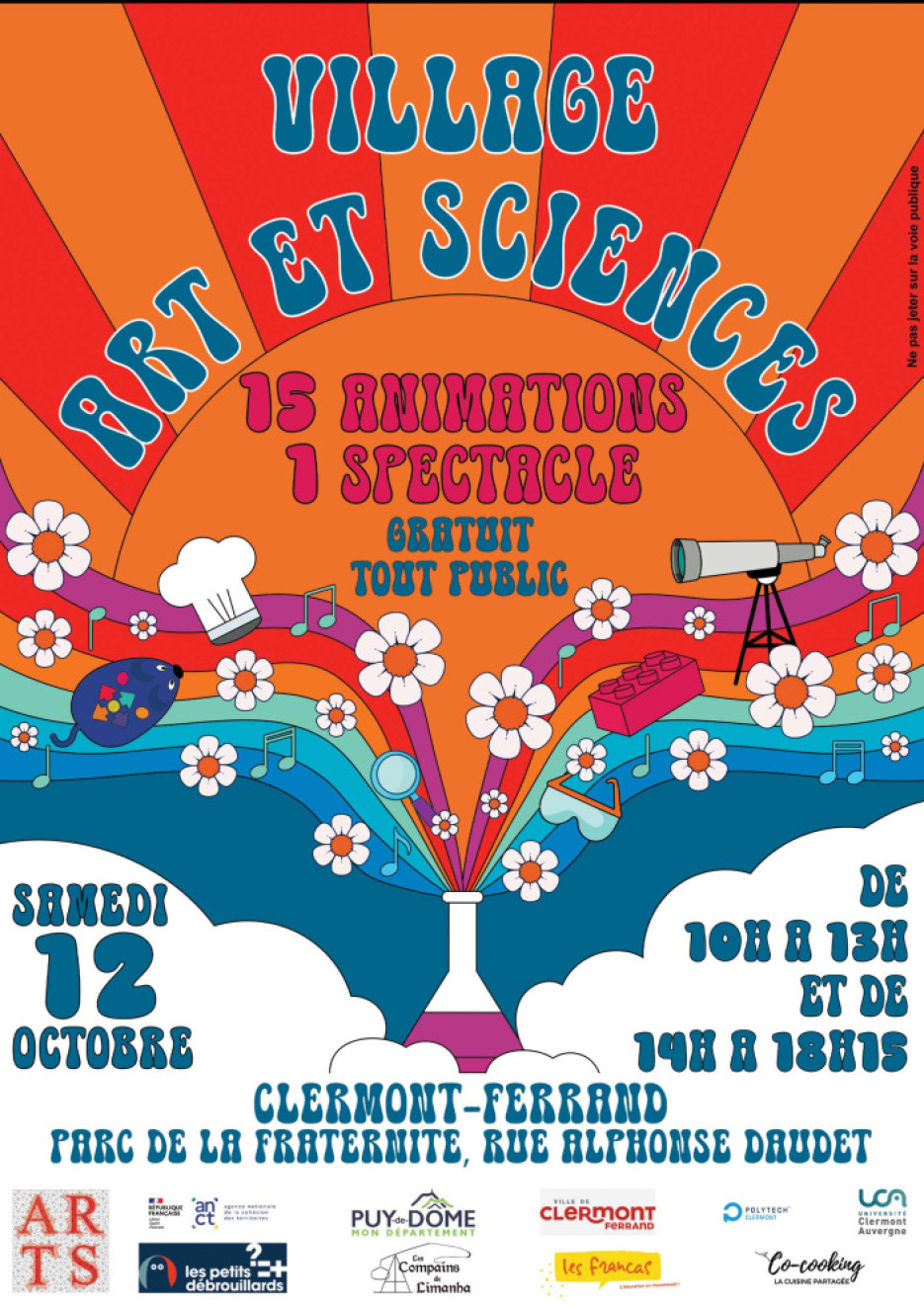 Affiche Village Art et Sciences 