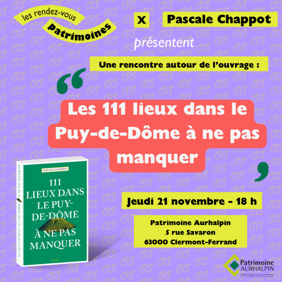 Visuel annonçant l'événement
