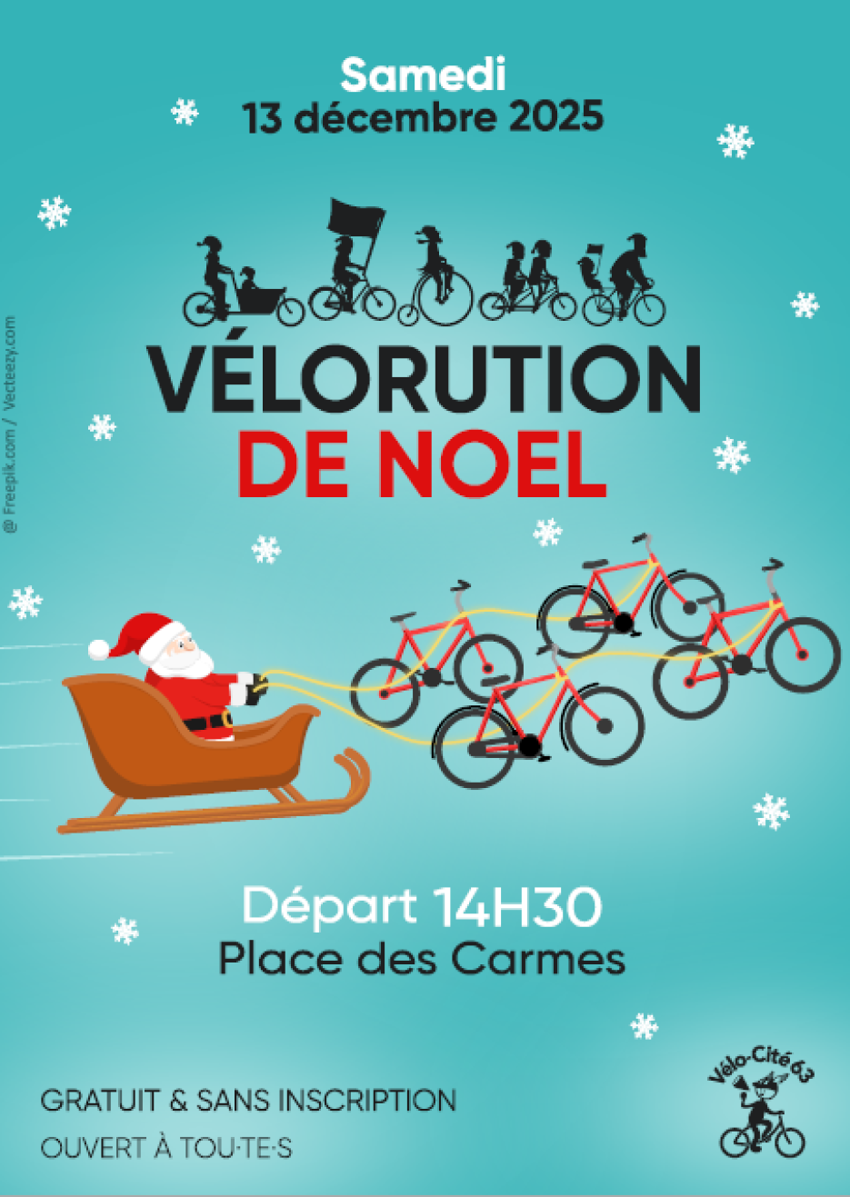 Parcours urbain de 8.5km au départ de la place des Carmes à 14h30. Durée prévue 2h00.