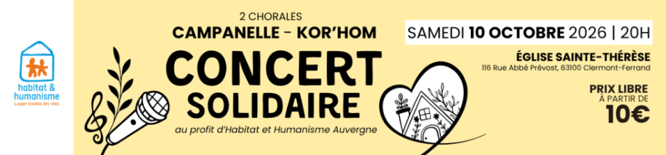 Bannière - concert solidaire