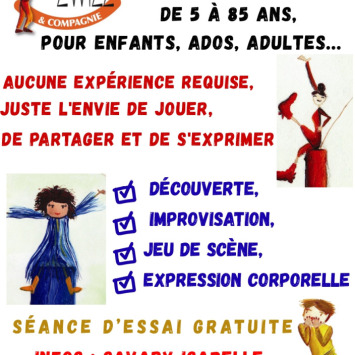 Envie de faire du théâtre ? N'hésitez pas, venez nous rejoindre !